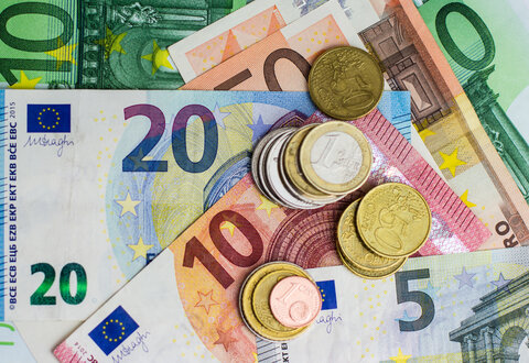 Pièces et billets en euros