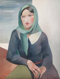 Portrait de Dora Maar par Marianne Clouzot (huile sur toile)