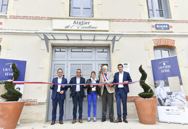 Inauguration de l'atelier de l'excellence à Échire la maison du beurre d'Échire