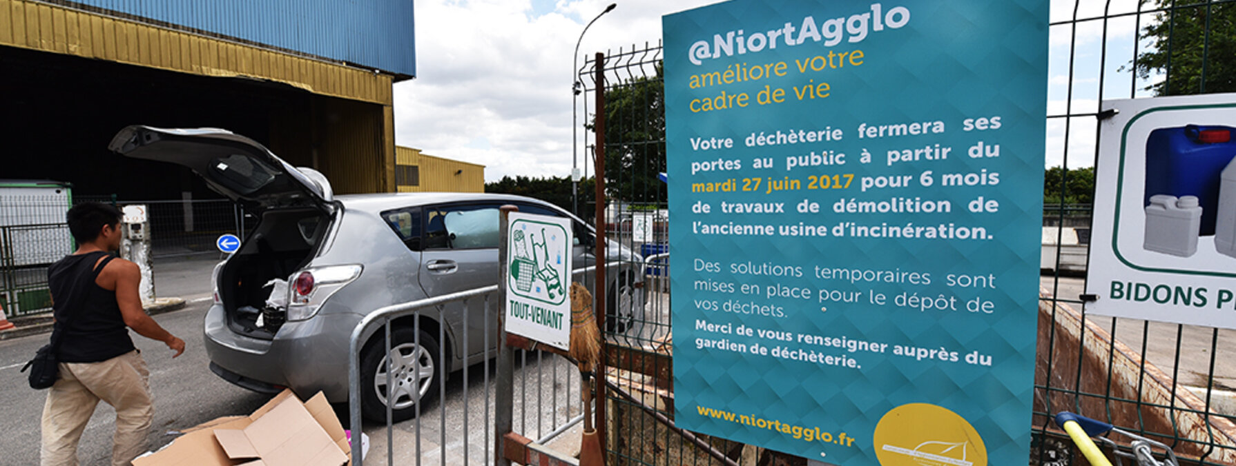 Déchèterie de Souché fermée provisoirement à partir du 27 mai 2017 ©BDerbord