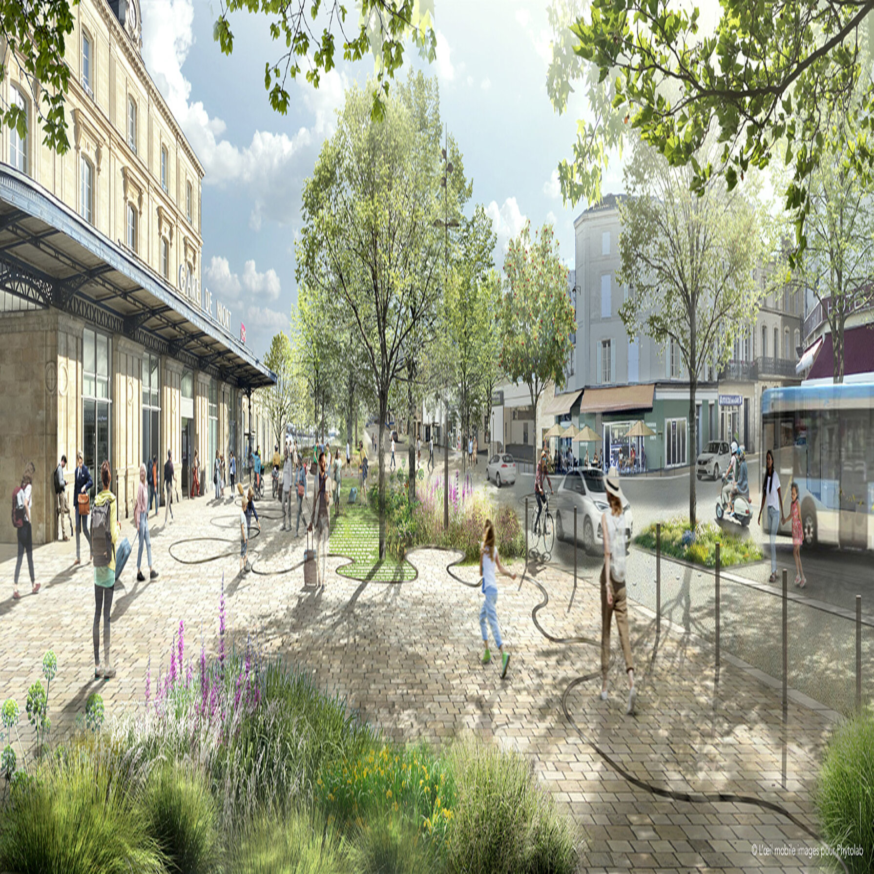 Parvis Ouest