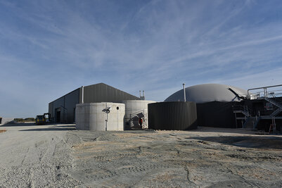 L'usine de méthanisation de Déméter Energies Photo Bruno Derbord