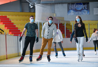 Reprise des activités ouvertes au public à la patinoire de Niort