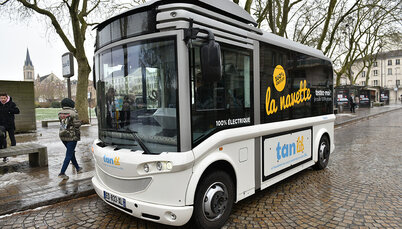Navette électrique en test ©Bruno Derbord