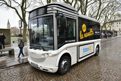 Navette électrique en test ©Bruno Derbord