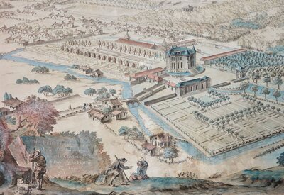 Plan d'embellissement du jardin du Château de la Mothe-Saint-Heray