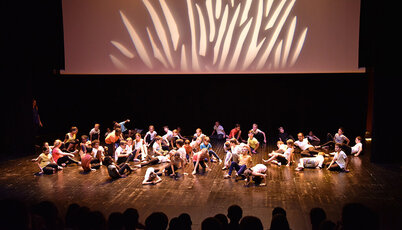 Spectacle de danse à l'école orchestré par le conservatoire Auguste Tolbecque ©BDerbord