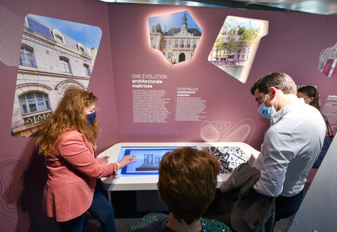 Visite du Sechoir en presence du Maire de Niort