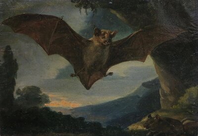 Tableau La chauve-souris par Bernard d'Agesci