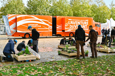 Manifestation L'aventure du Vivant sur le mail de la résistance