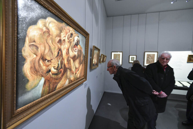 Inauguration de l'exposition Bernard d'Agesci - Le bestiaire ©Darri