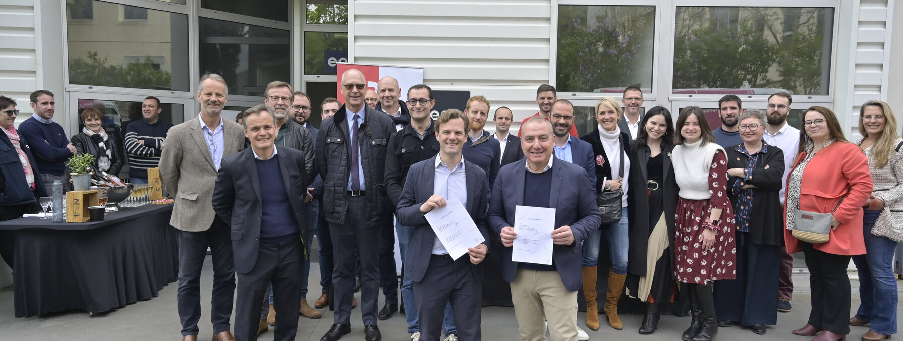 SIgnature de partenariat entre Origine France Garantie et Entreprise du patrimoine vivant dont ENO a recu le label et la certification.