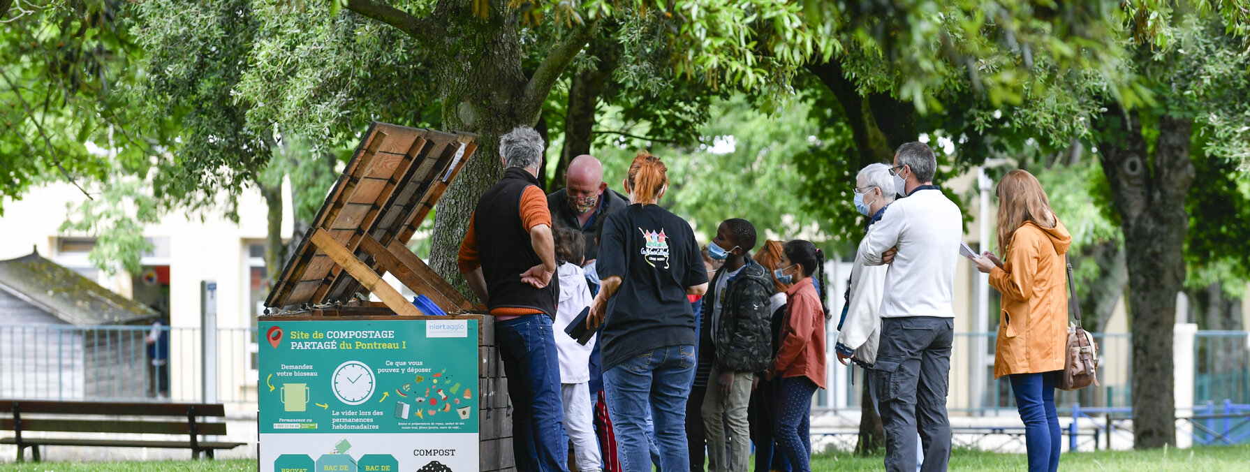 Compostage collectif au Pontreau