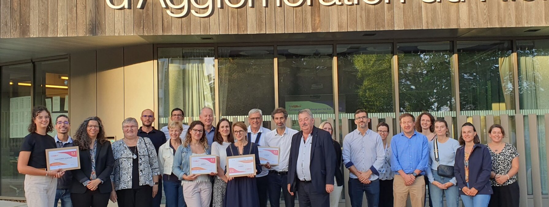 Photo des lauréats du Challenge de la Mobilité 2023